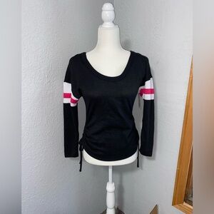 Black long sleeve top